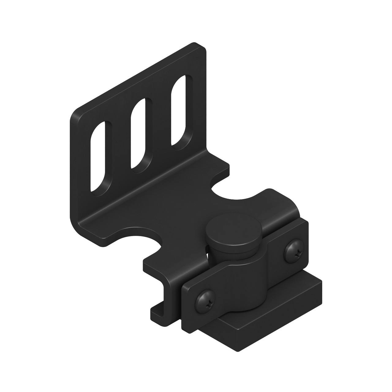 Banner Engineering Mounting bracket for EZ-SCREEN LP 14mm & 25mm; end-cap replacement type; steel; black